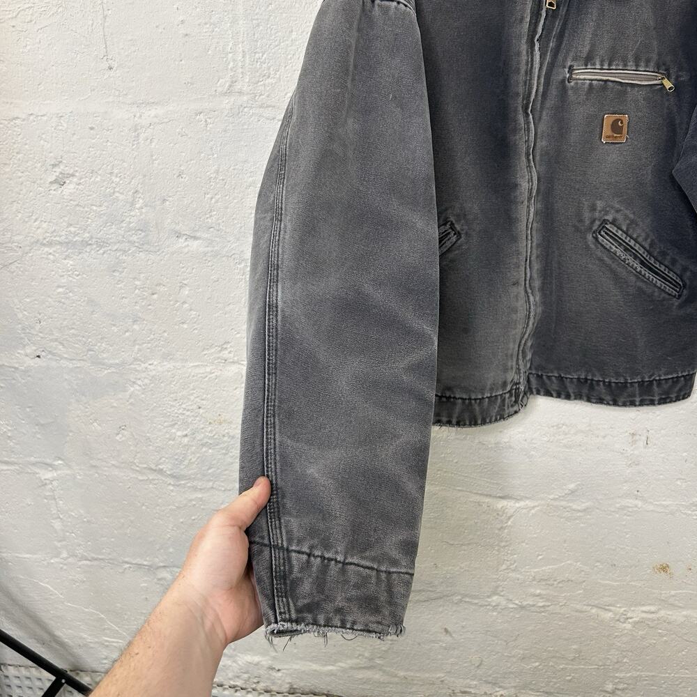 Vintage Carhartt Blanket-Lined Detroit Jacket “Petrol” J97 - Picture 8 of 16